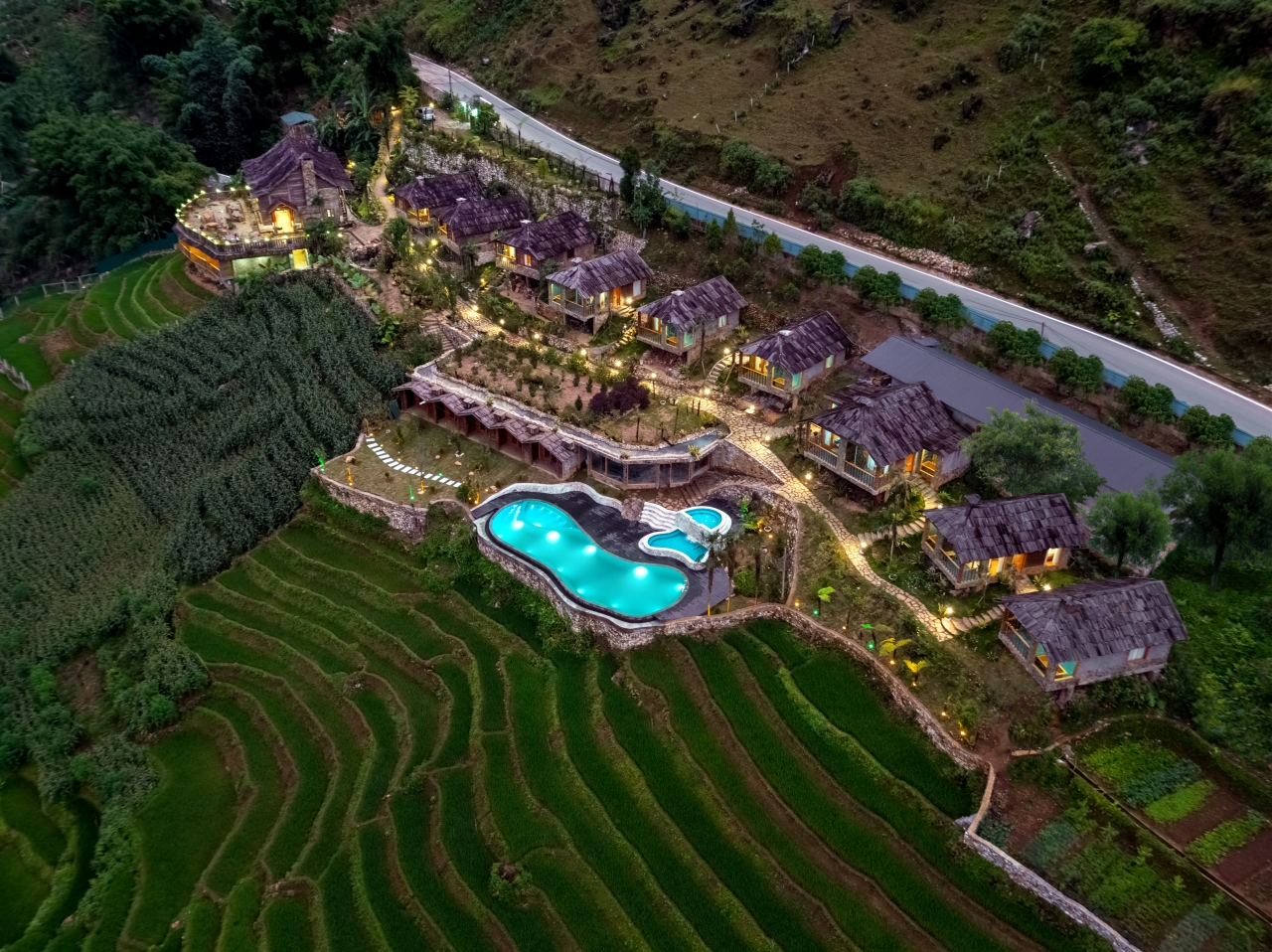 Toàn cảnh Laxsik Ecolodge homestay sapa